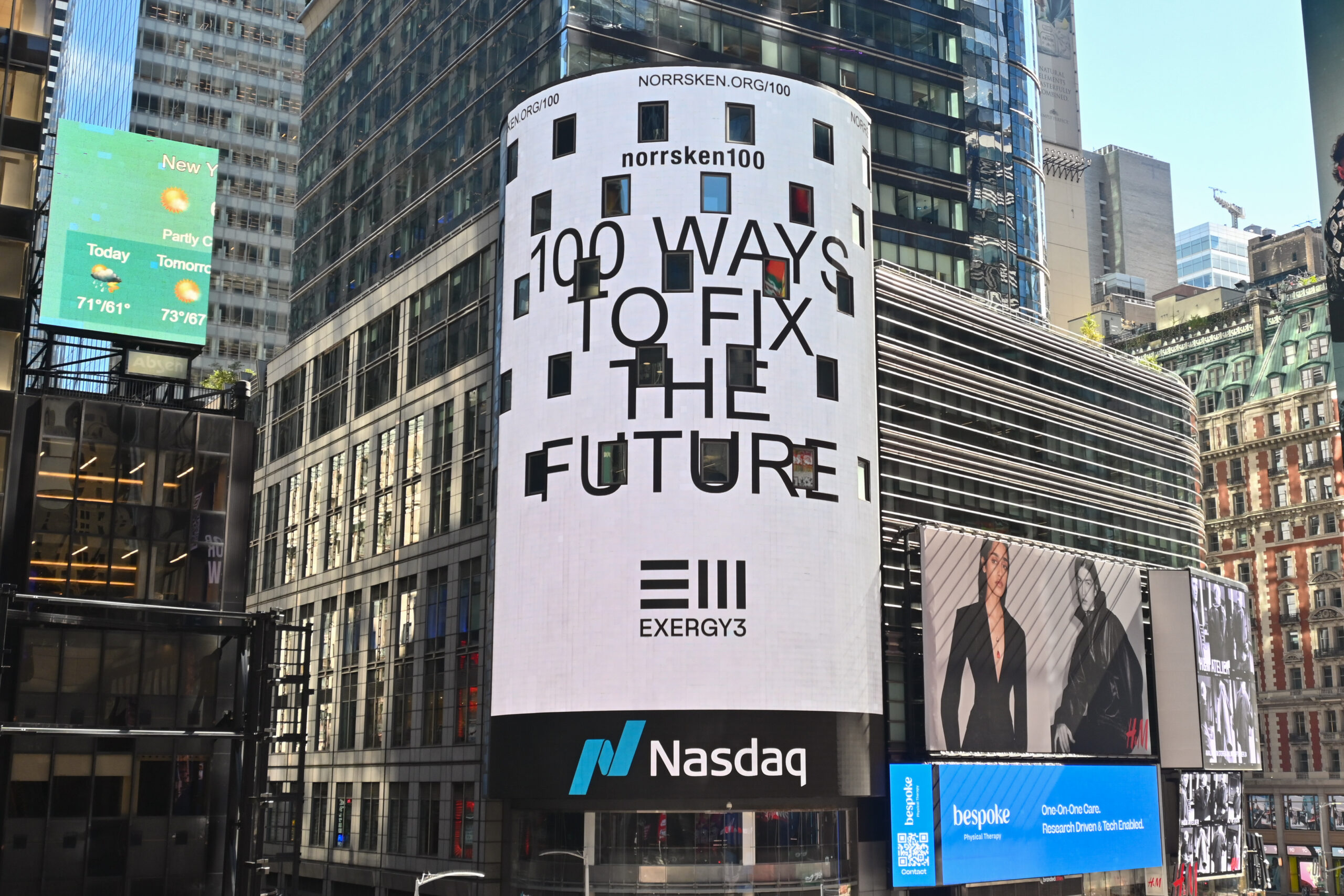 Lighting up Times Square: Exergy3 joins the Norrsken100 2026